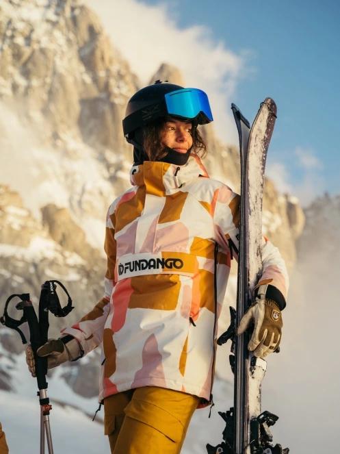 Fundango Birch ECO Logo Anorak damen anorak gelb 11