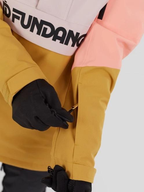 Fundango Birch ECO Logo Anorak damen anorak rosa 8