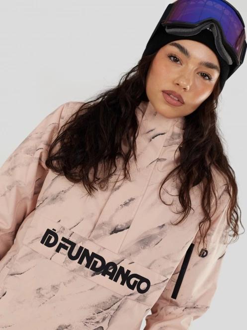 Fundango Birch ECO Logo Anorak damen anorak rosa 8