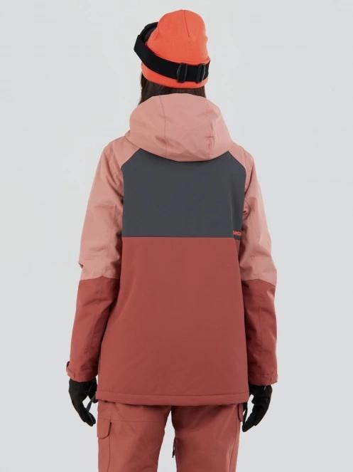 Fundango Birch ECO Logo Anorak damen anorak rosa 3