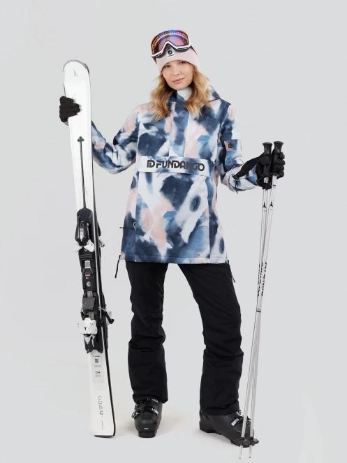 Fundango Birch ECO Logo Anorak damen anorak dunkelblau 4