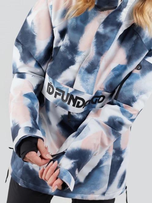 Fundango Birch ECO Logo Anorak damen anorak dunkelblau 7