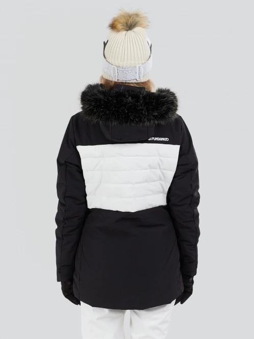 Fundango Salina Padded Jacket damen gesteppt skijacke Schwarz 3