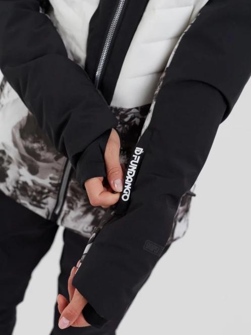 Fundango Salina Padded Jacket damen gesteppt skijacke weiß 6