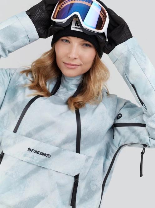 Fundango Hooper ECO Anorak damen skijacke hellblau 6