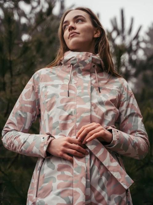 Fundango Regina II Waterproof Trench Jacket damen regenmantel rosa 12