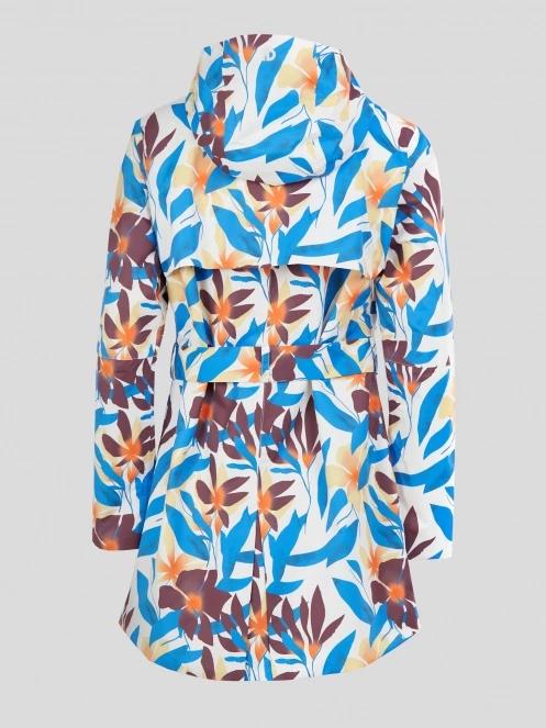 Fundango Regina II Waterproof Trench Jacket damen regenmantel blau 9