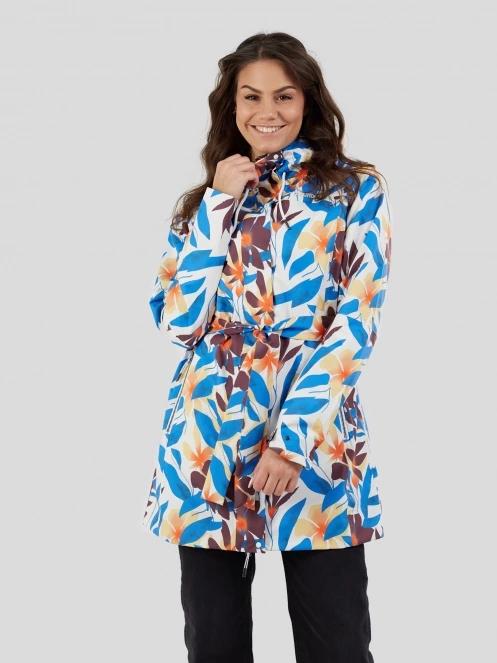 Fundango Regina II Waterproof Trench Jacket damen regenmantel blau 2