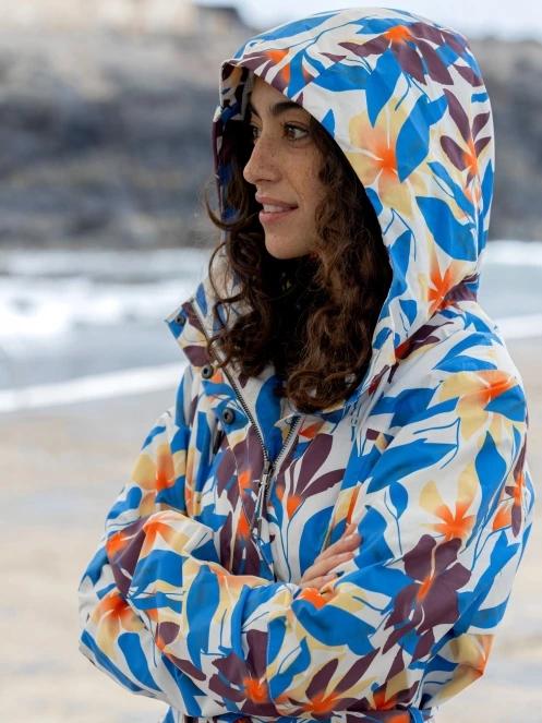 Fundango Regina II Waterproof Trench Jacket damen regenmantel blau 10