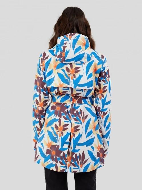 Fundango Regina II Waterproof Trench Jacket damen regenmantel blau 3