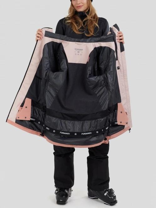 Fundango Nashua ECO 3L Allmountain Jacket damen skijacke rosa 5