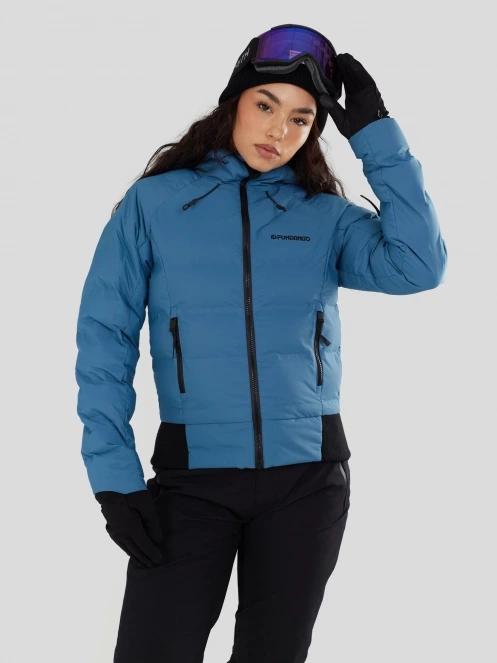 Fundango Zina Padded Jacket damen gesteppt skijacke blau 2