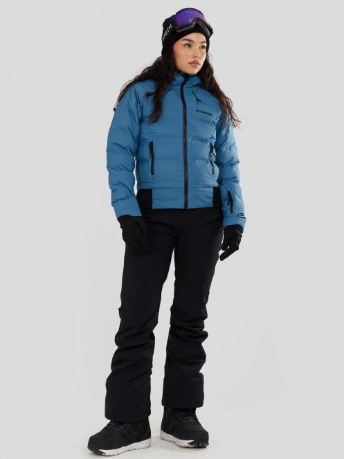 Fundango Zina Padded Jacket damen gesteppt skijacke blau 4