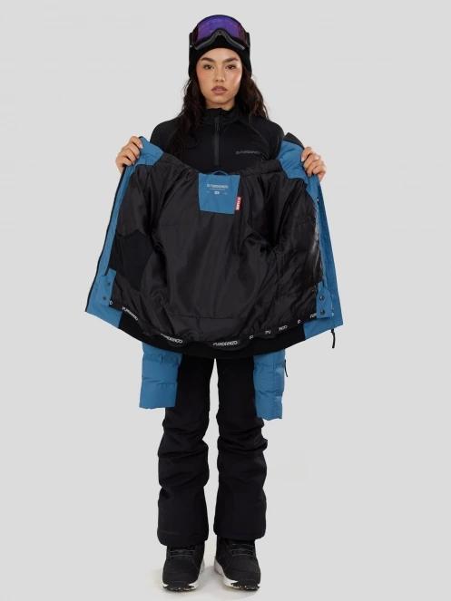 Fundango Zina Padded Jacket damen gesteppt skijacke blau 5