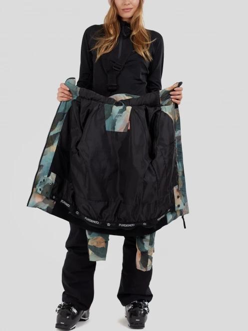 Fundango Zina Padded Jacket damen gesteppt skijacke grün 5