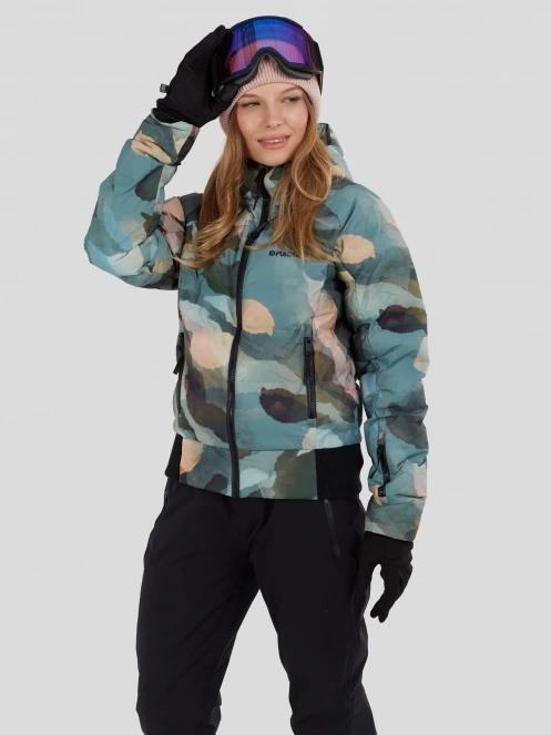 Fundango Zina Padded Jacket damen gesteppt skijacke grün 6