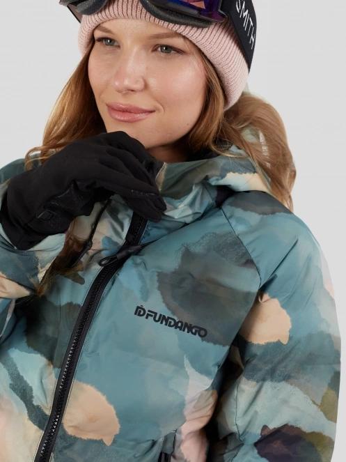 Fundango Zina Padded Jacket damen gesteppt skijacke grün 7