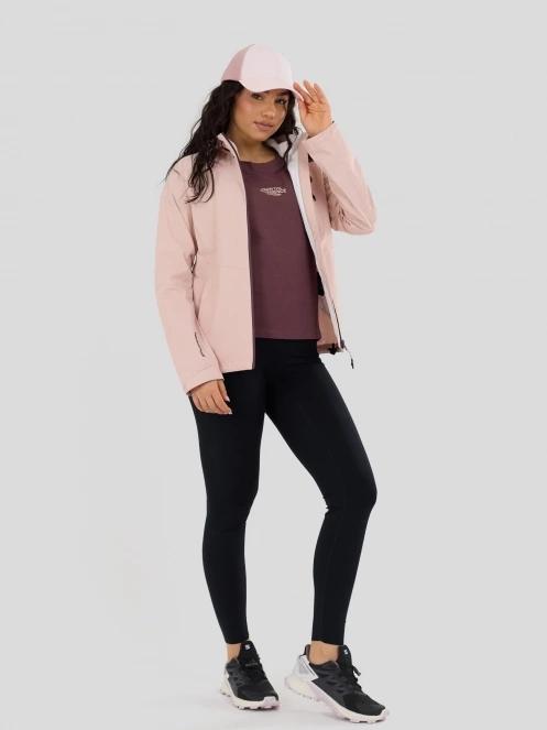 Fundango Piora II Waterproof Jacket damen regenmantel rosa 5