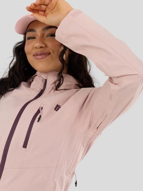 Fundango Piora II Waterproof Jacket damen regenmantel rosa 8