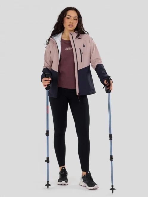 Fundango Piora II Waterproof Jacket damen regenmantel rosa 5