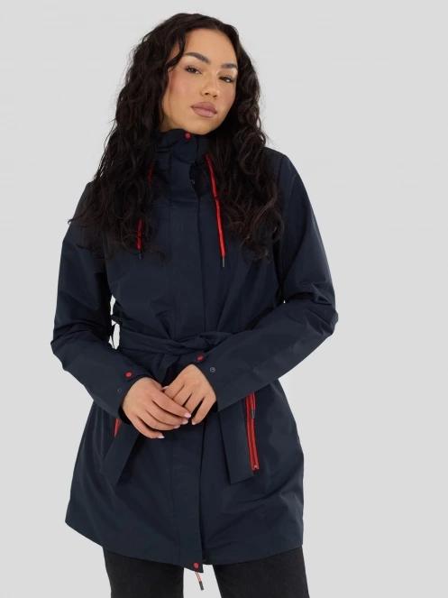Fundango Regina III Waterproof Trench Jacket damen regenmantel dunkelblau 2