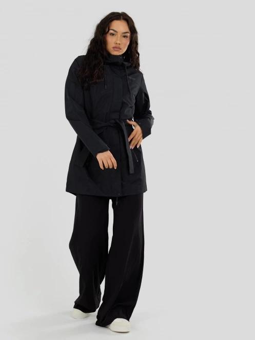 Fundango Regina III Waterproof Trench Jacket damen regenmantel Schwarz 4