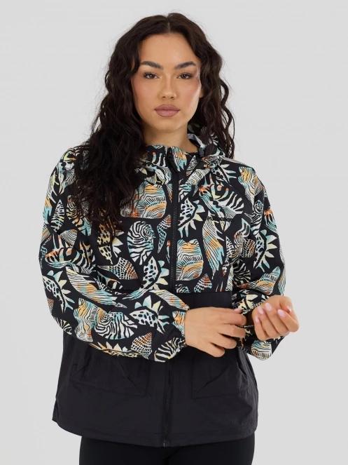 Fundango Cecil Windbreaker Jacket damen windjacke Schwarz 2