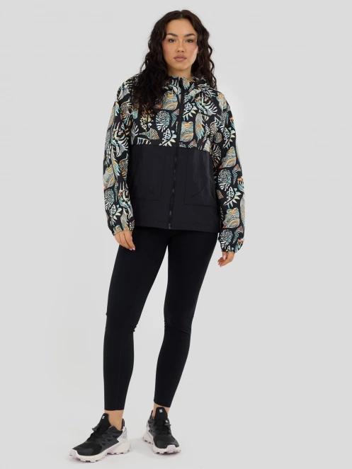 Fundango Cecil Windbreaker Jacket damen windjacke Schwarz 4