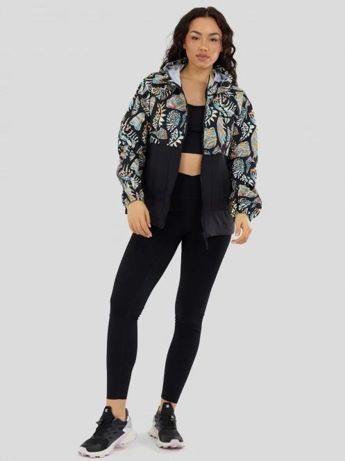 Fundango Cecil Windbreaker Jacket damen windjacke Schwarz 5