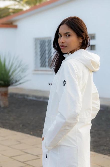 Fundango Yuma Raincoat damen regenmantel weiß 8