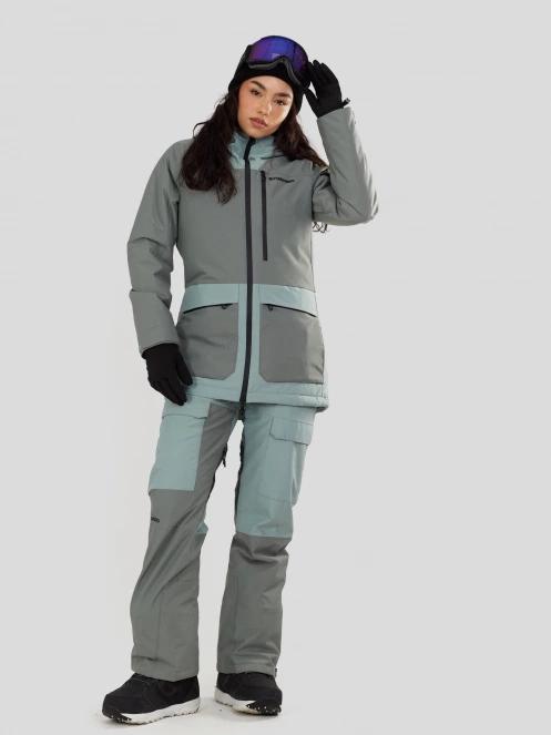 Fundango Sakura ECO Bib Pants damen skioveralls grün 5