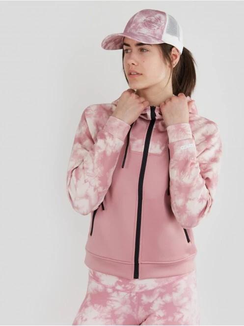 Fundango Draug Sweatshirt damen kapuzenpullover rosa 2