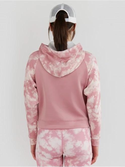 Fundango Draug Sweatshirt damen kapuzenpullover rosa 3