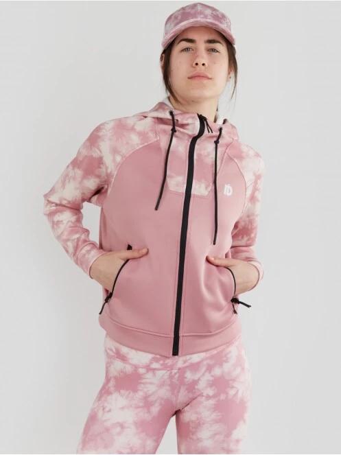 Fundango Draug Sweatshirt damen kapuzenpullover rosa 5