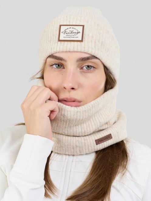 Fundango Grace Beanie damen strickmütze Schwarz 2