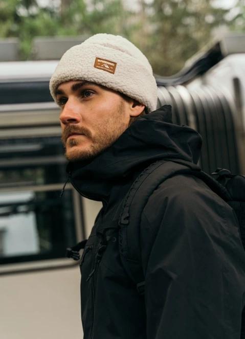 Fundango Zeo Fleece Beanie strickmütze weiß 6