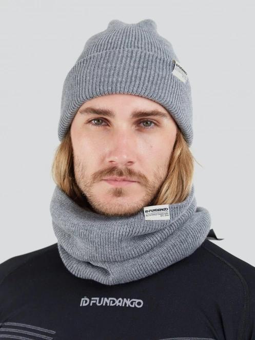 Fundango Tara Neckwarmer schlauchschal grau 4