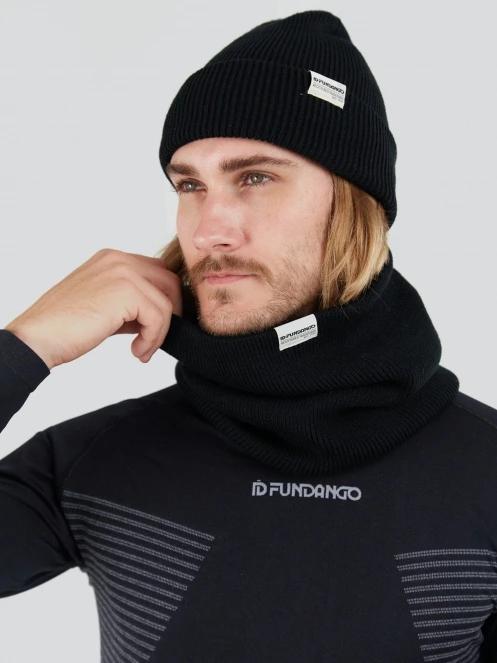 Fundango Tara Neckwarmer schlauchschal Schwarz 4