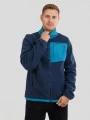 Fundango Haven Hybrid Jacket herren fleecepullover blau 1