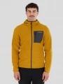 Fundango Nagano Full Zip Hoodie herren hybrid-midlayer gelb 1