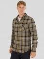 Fundango Harris Shirt herren langarmhemd oliv 1