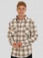 Fundango Roddy Lined Shirt herren hemdjacke sand 1