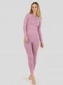 Fundango Seamless Baselayer Set damen baselayer-set rosa 1