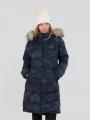 Fundango Puppis Padded Jacket damen wintermantel dunkelblau 1