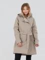 Fundango Charlotte Trenchcoat damen regenmantel sand 1