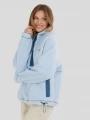Fundango Juniper Pile Jacket damen kapuzenpullover hellblau 1