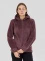 Fundango Zealand Plush Pile Jacket damen fleecepullover lila 1