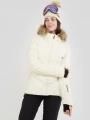 Fundango Elyra Fur Padded Jacket damen gesteppt skijacke weiß 1