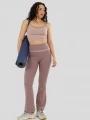 Fundango Flare Leggings damen leggings braun 1