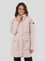 Fundango Zhuri Waterproof Jacket damen regenmantel rosa 1